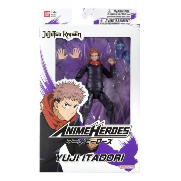 Bandai Anime Heroes Action Figure Jujitsu Kaisen Assortment - One Supplied 