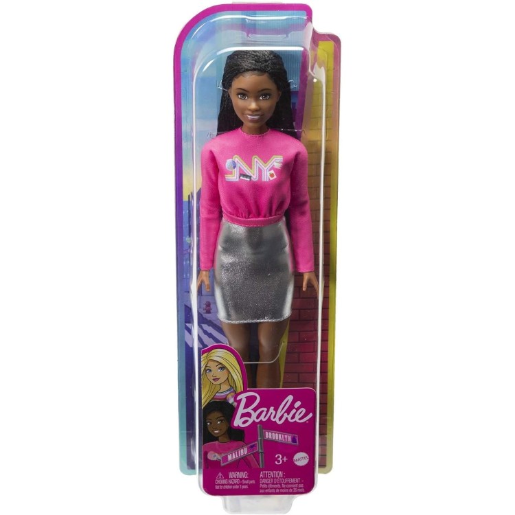 Barbie Brooklyn Silver Skirt Doll HGT14