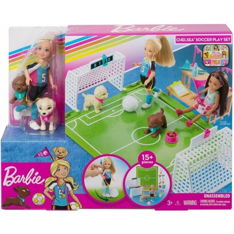 Barbie Chelsea Soccer Play Set GHK37