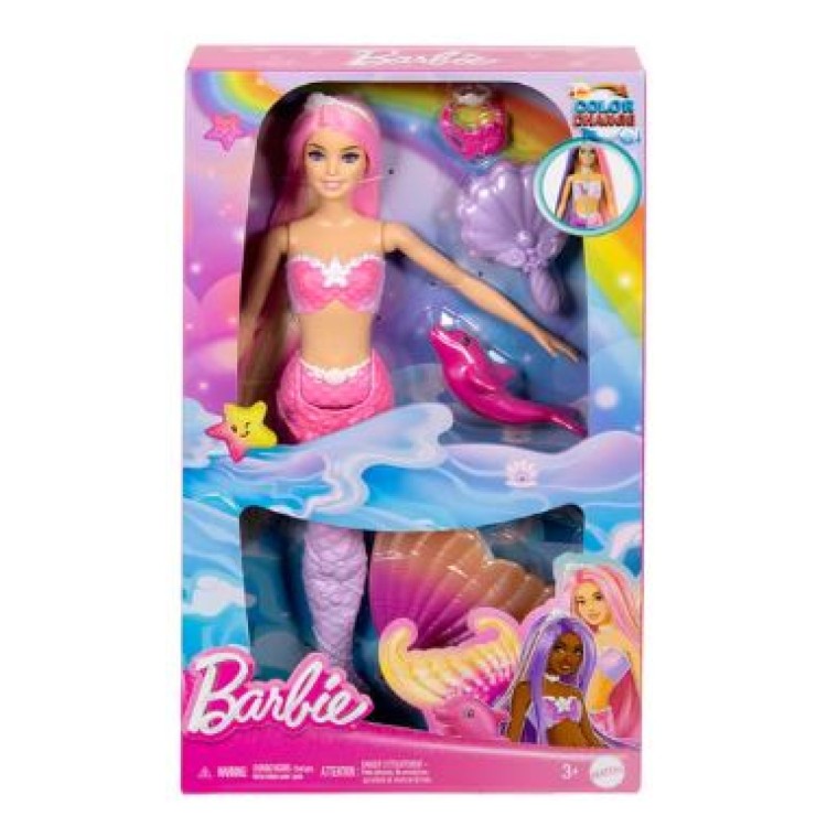 Mattel Barbie Colour Change Mermaid Doll HRP97