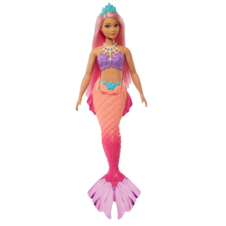 Mattel Barbie Dreamtopia Mermaid - Coral Pink Tail HGR09