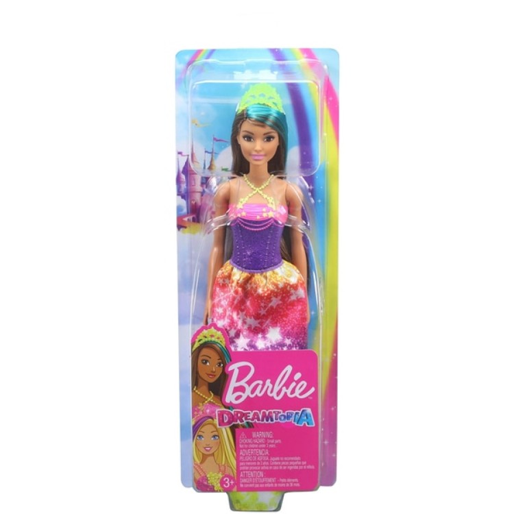 Barbie Dreamtopia Princess Doll - Purple Rainbow Dress GJK14