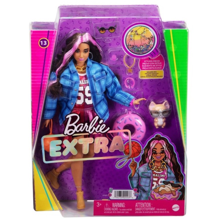 Mattel Barbie Extra Doll Basketball Jersey HDJ46
