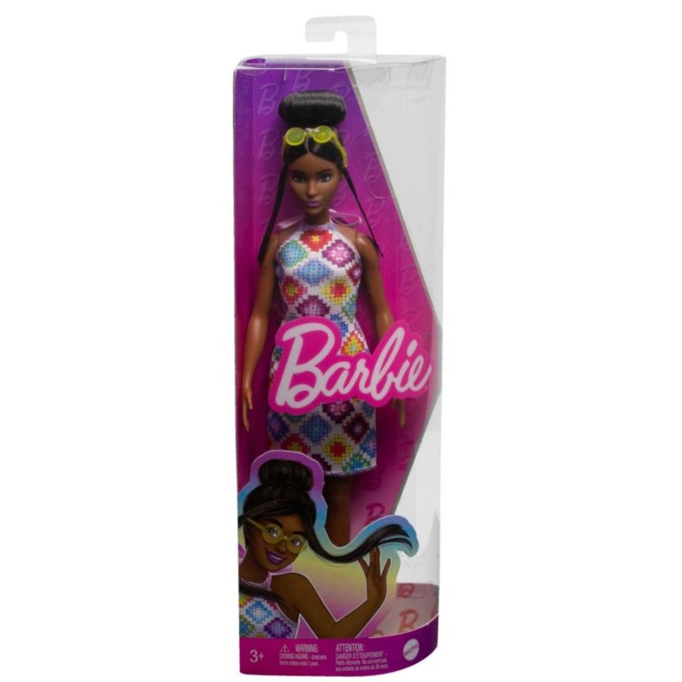 Barbie Fashionistas Doll - 210 Bun And Crochet Halter Dress FBR37/HJT07