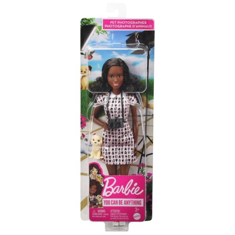 Mattel Barbie Pet Photographer Doll HCN10