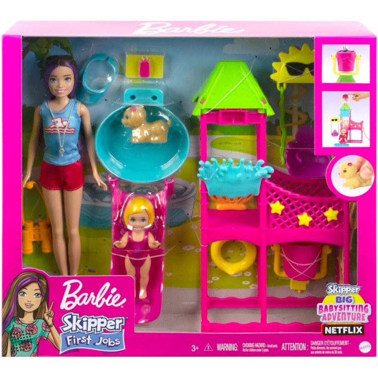 Barbie Skipper First Jobs Water Park Playset HKD80