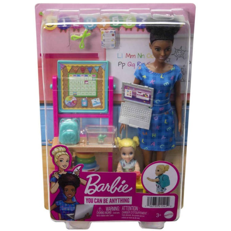 Barbie You Can Be Anything - Teacher Doll BRUNETTE HCN20 / DHB63