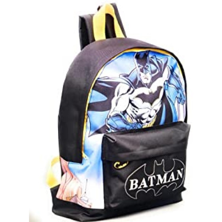 Batman Backpack With Shiny Writing