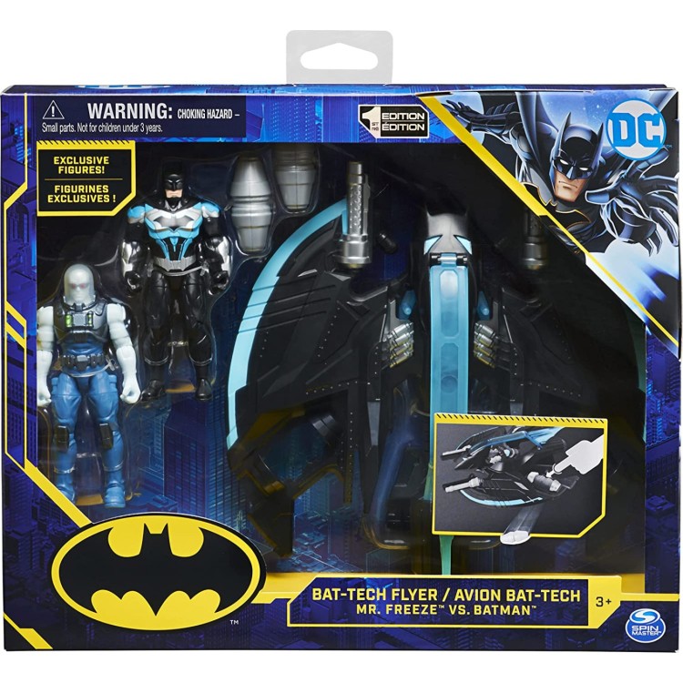 Batman Bat-Tech Flyer With 2 Exclusive Figures