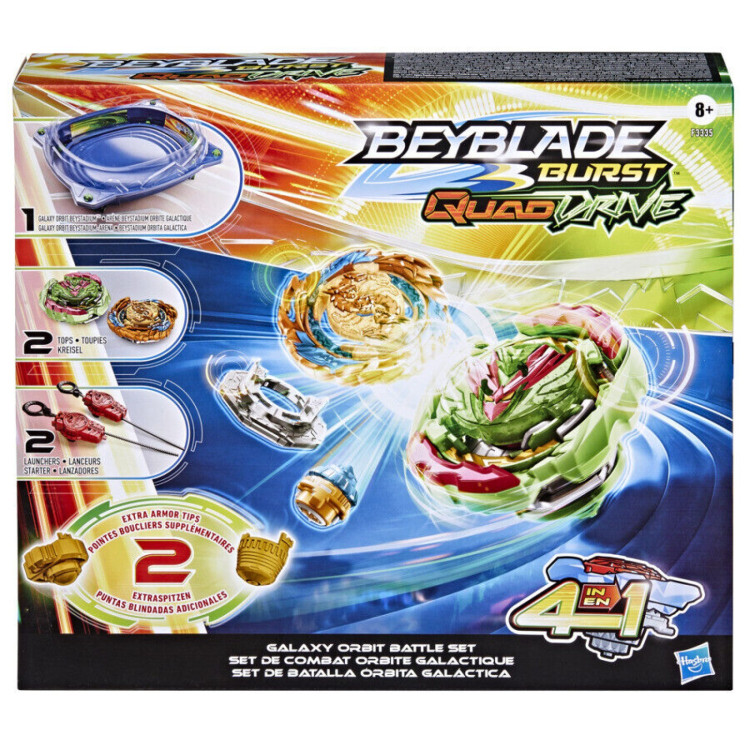 Beyblade Burst QuadStrike Galaxy Orbit Battle Set F3335