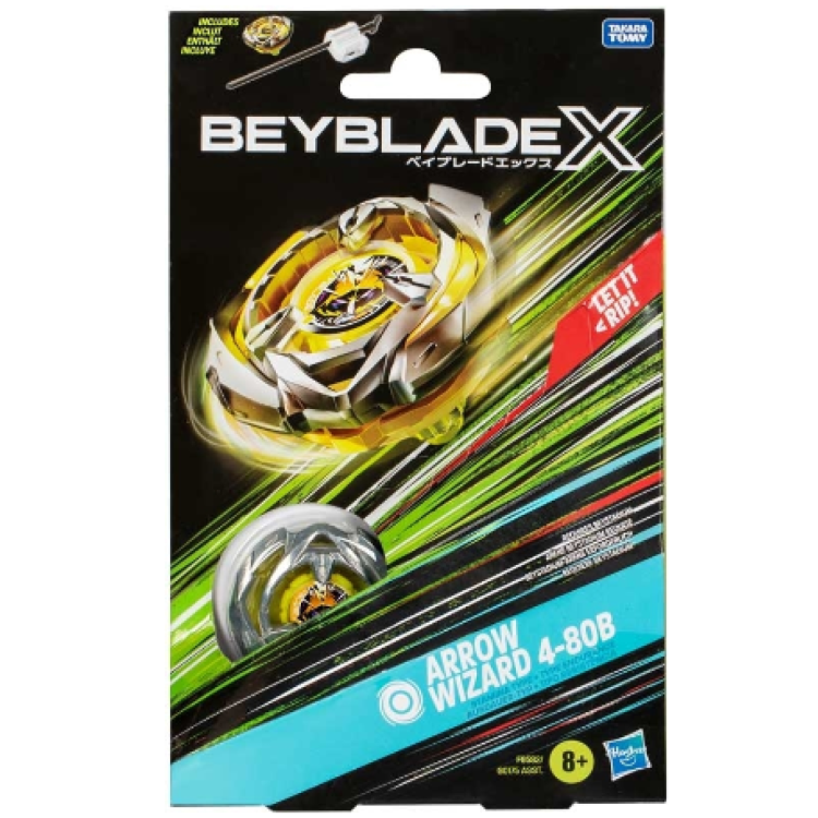 Hasbro Beyblade X Arrow Wizard 4-80B Stamina Type (Includes Launcher) F9582