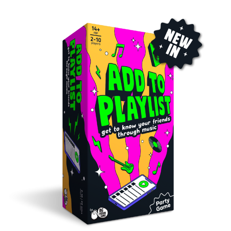 Big Potato Games Add To Playlist Party Game 14+