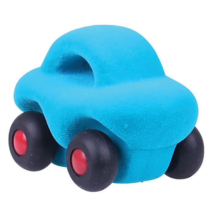 Bigjigs Rubbabu - The Micro Wholedout Car - Blue