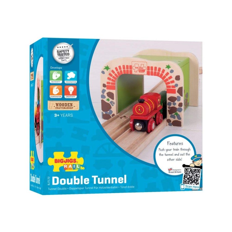Bigjigs Rail - Double Tunnel BJT172