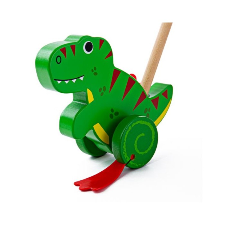 Bigjigs - Push Along (T-Rex) BB139