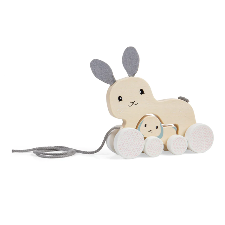 Bigjigs Bunny & Baby Pull Along 35029 (12m+)