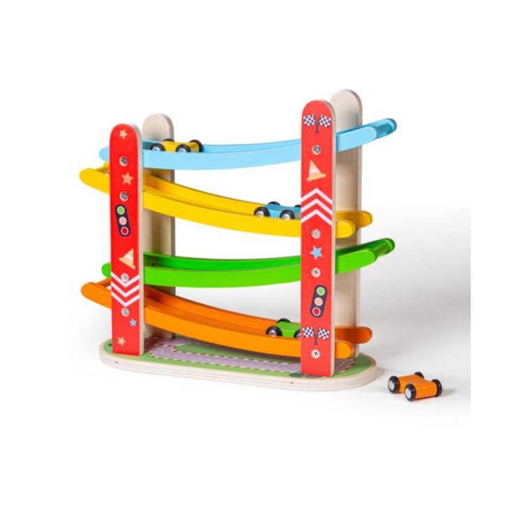 Bigjigs Car Racer Wooden Toy 3+ BJ173