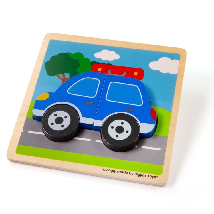Bigjigs Chunky Lift Out Puzzle - Car 