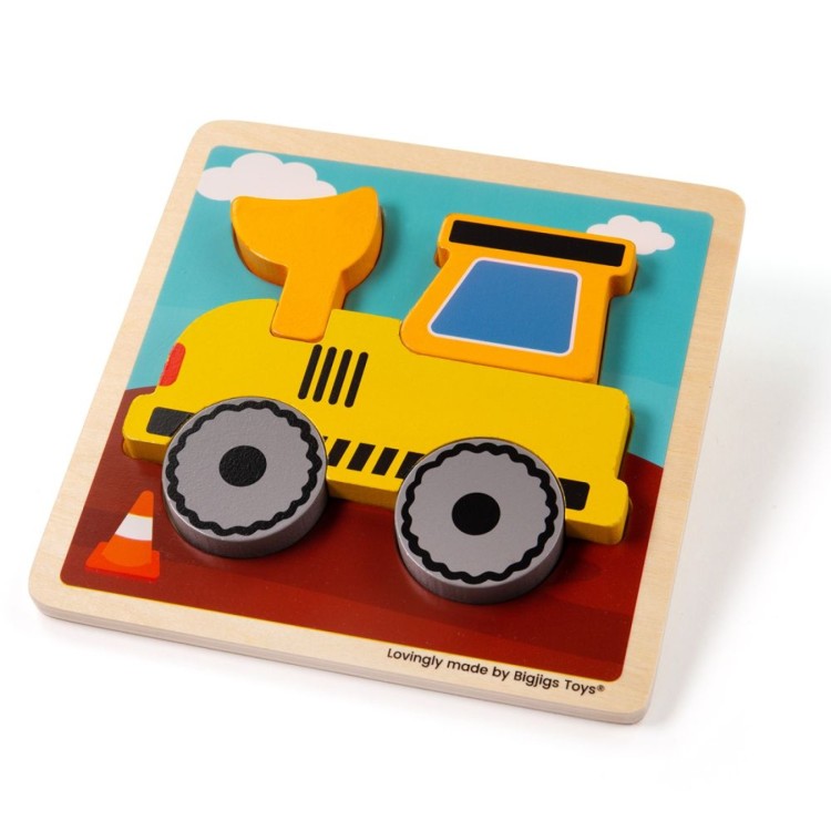 Bigjigs Chunky Lift Out Puzzle - Digger
