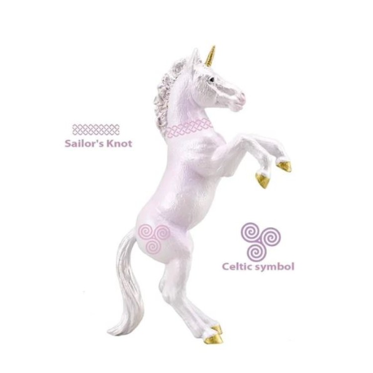 Bigjigs CollectA Unicorn Foal Rearing (Pink) 88855