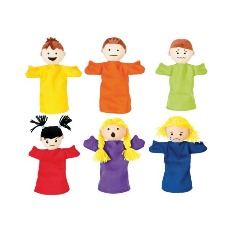 Bigjigs Emotional Puppets 6 Pack NS2034