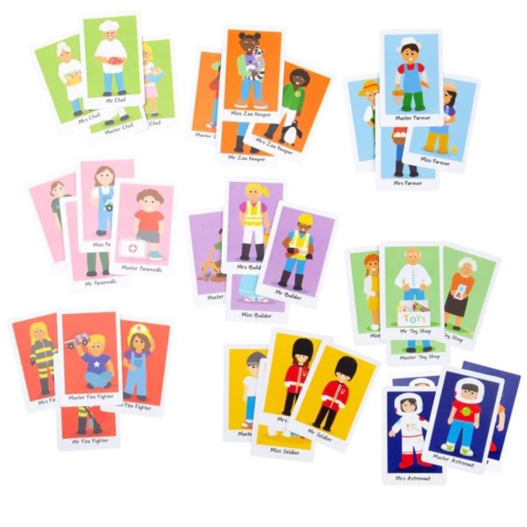 Bigjigs Happy Families Card Game 3+ BJ434