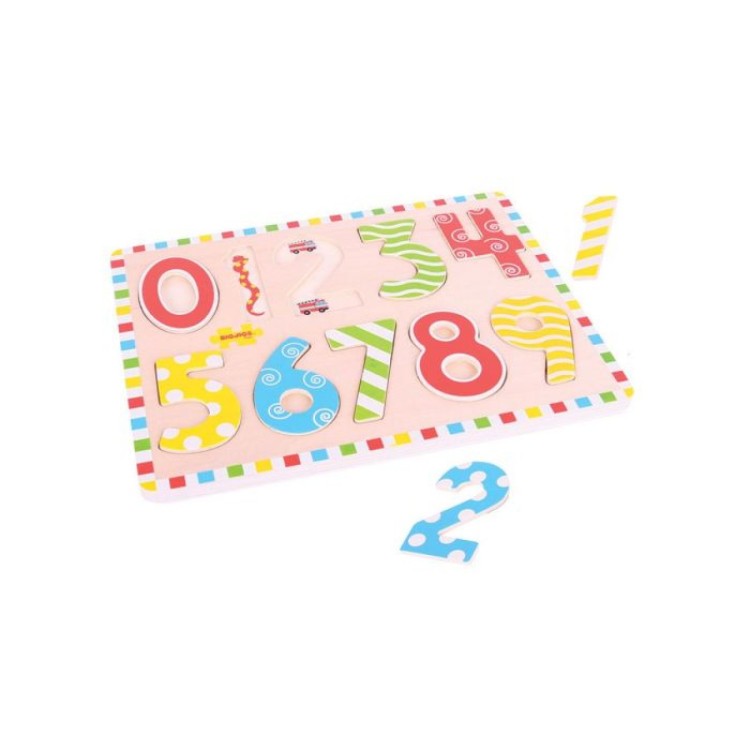 Bigjigs Inset Puzzle Numbers BJ756