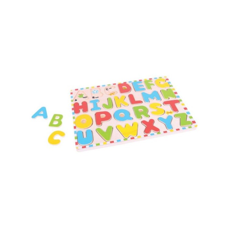 Bigjigs Inset Puzzle Uppercase Alphabet BJ755