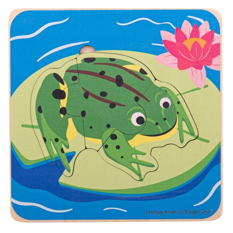 Bigjigs Lifecycle Layer Puzzle Frog 33031