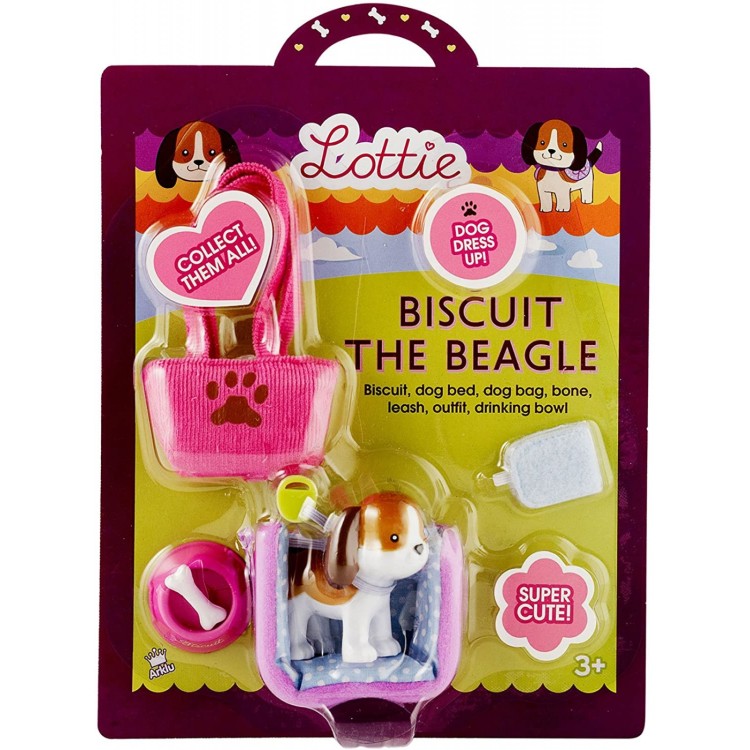 Bigjigs Lottie Doll Finn And Friends Biscuit The Beagle