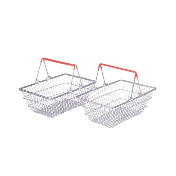 Bigjigs Metal Shopping Basket BJ669 one supplied