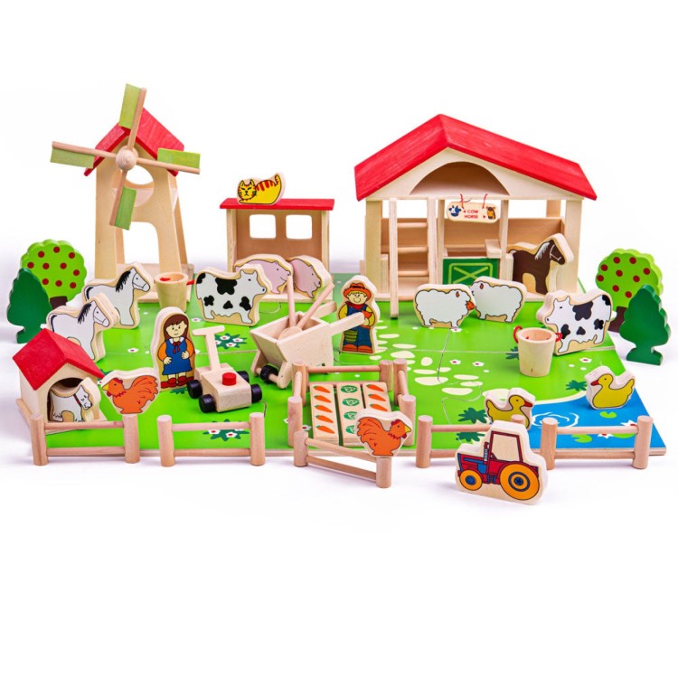 Bigjigs Play Farm 
