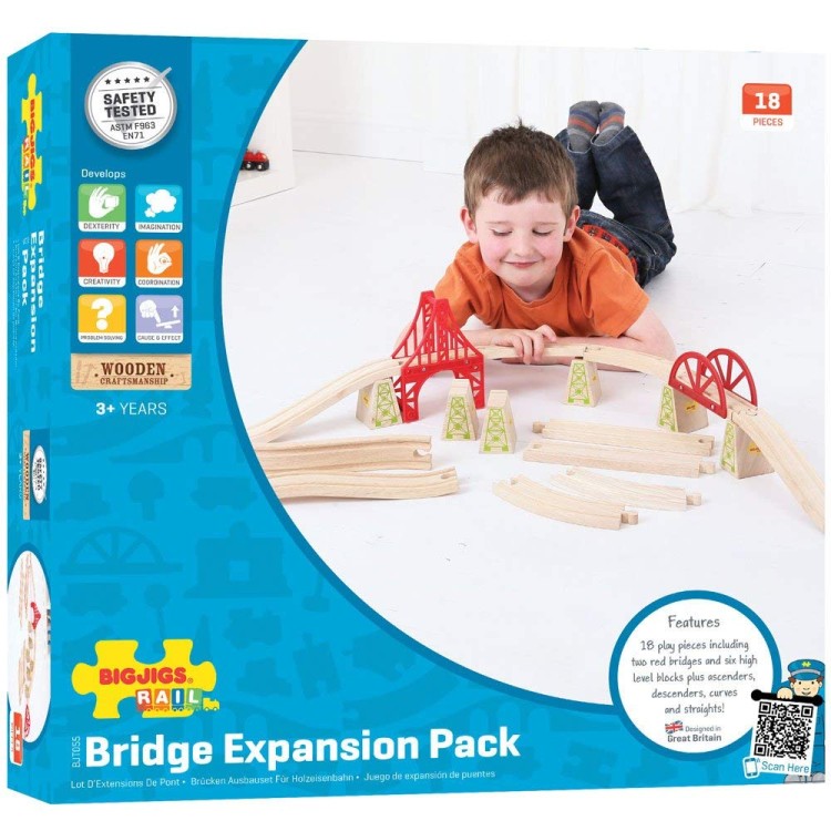 Bigjigs Rail - Bridge Expansion Set BJT055
