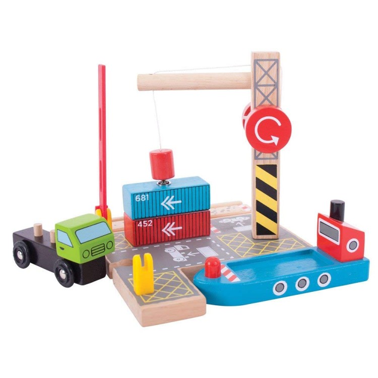 Bigjigs Rail - Container Shipping Yard BJT254