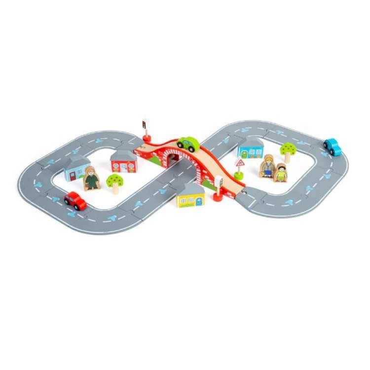 Bigjigs Rail - Figure Of Eight Roadway BJT600