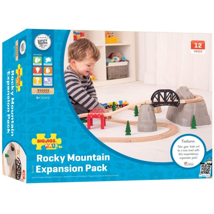 Bigjigs Rail - Rocky Mountain Expansion Pack BJT139