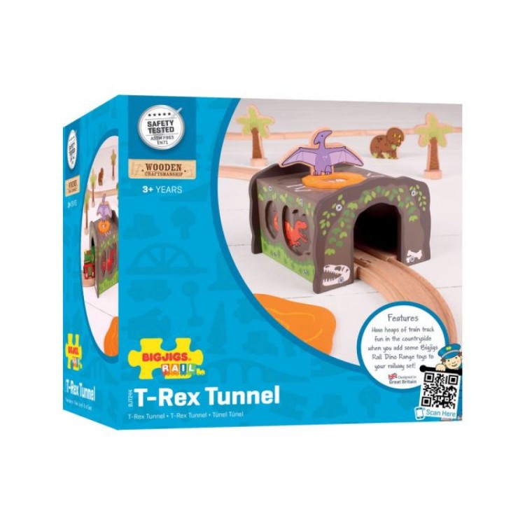 Bigjigs Rail - T-Rex Tunnel BJT244