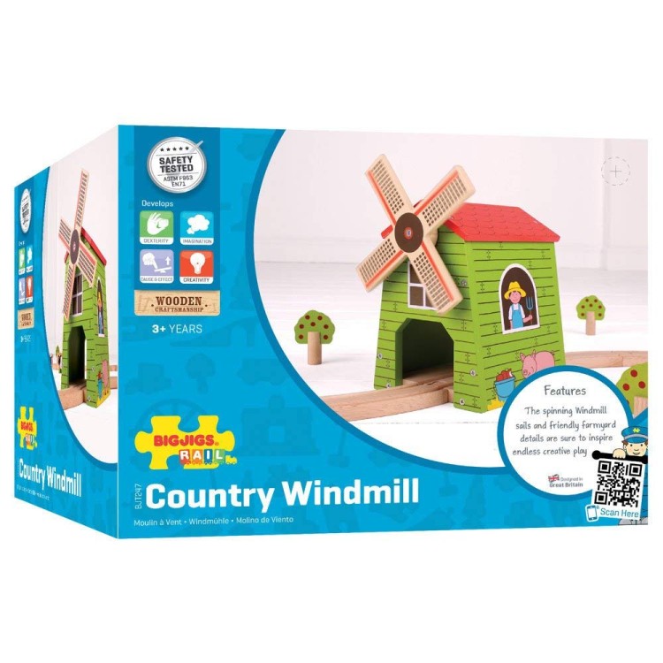 Bigjigs Rail Country Windmill BJT247