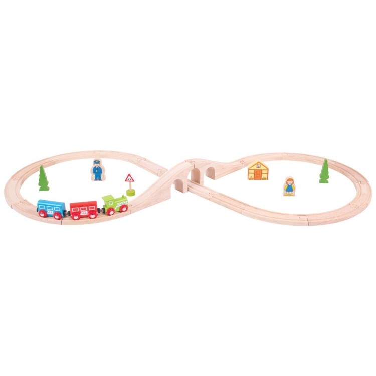 Bigjigs Rail Figure of Eight Train Set BJT012