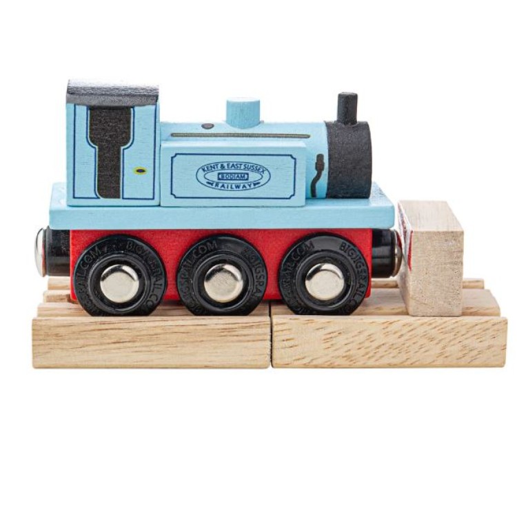 Bigjigs Rail Terrier Locomotive - Blue BJT490