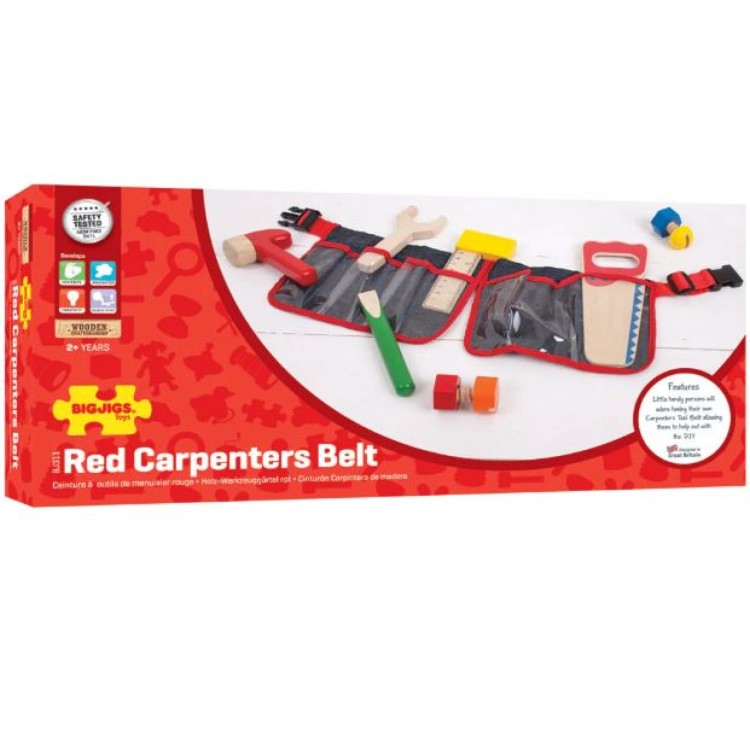 Bigjigs Red Carpenters Belt BJ311