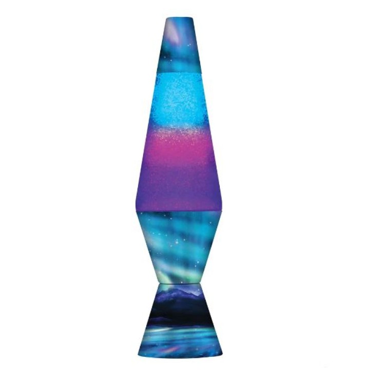 Bigjigs Schylling Lava Lamp - Northern Lights Purple/Blue 14.5