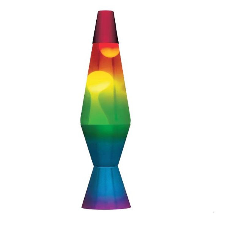 Bigjigs Schylling Lava Lamp - Rainbow 14.5