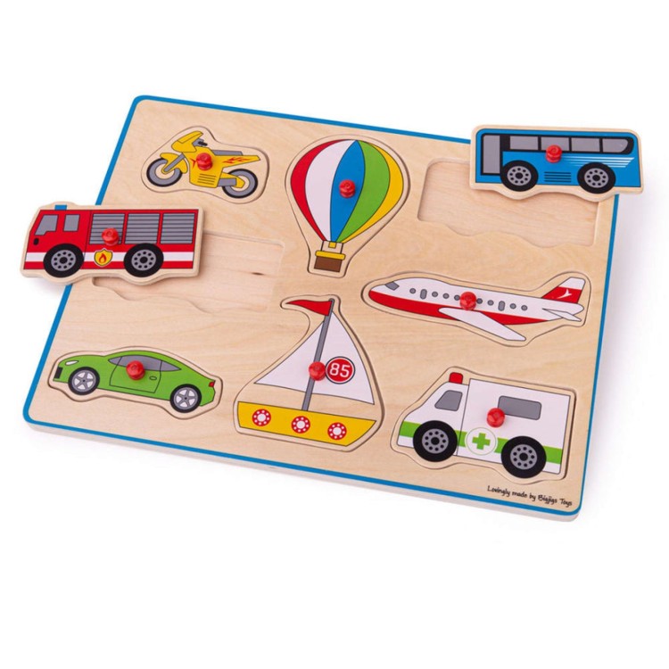 BIGJIGS Lift Out Puzzle - Transport BJ260