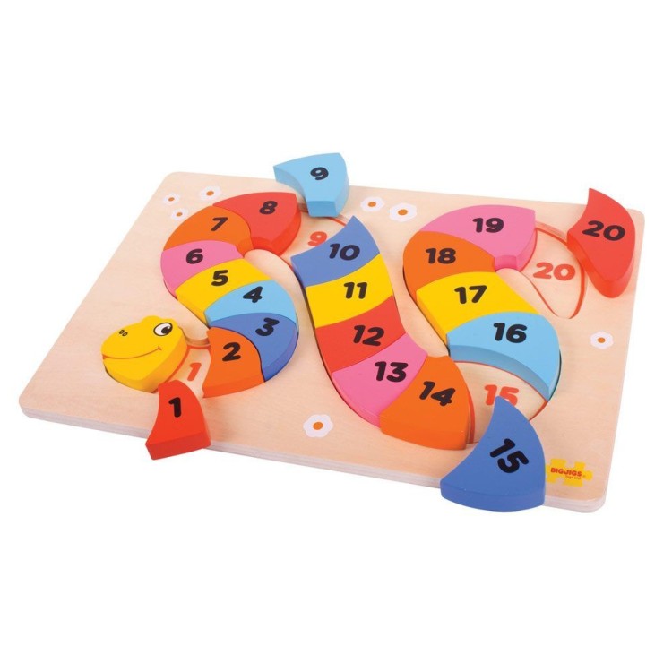 Bigjigs Snake Counting Puzzle BJ517