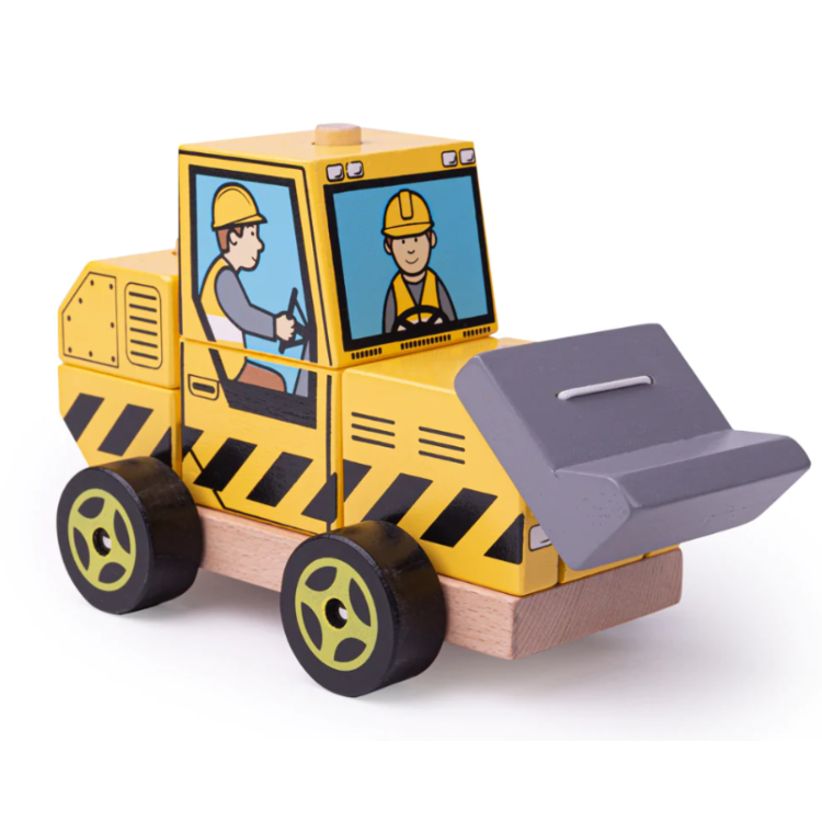 Bigjigs Stacking Bulldozer BB124