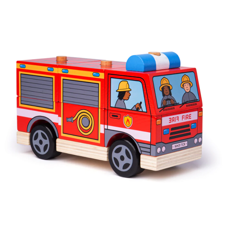 Bigjigs Stacking Fire Engine BB126