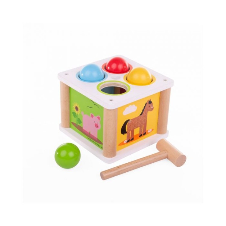 Bigjigs Tap Tap Ball Wooden Toy BB551