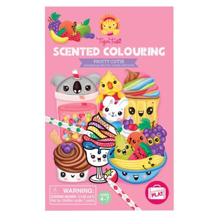 Bigjigs Tiger Tribe Scented Colouring Set - Fruity Cutie