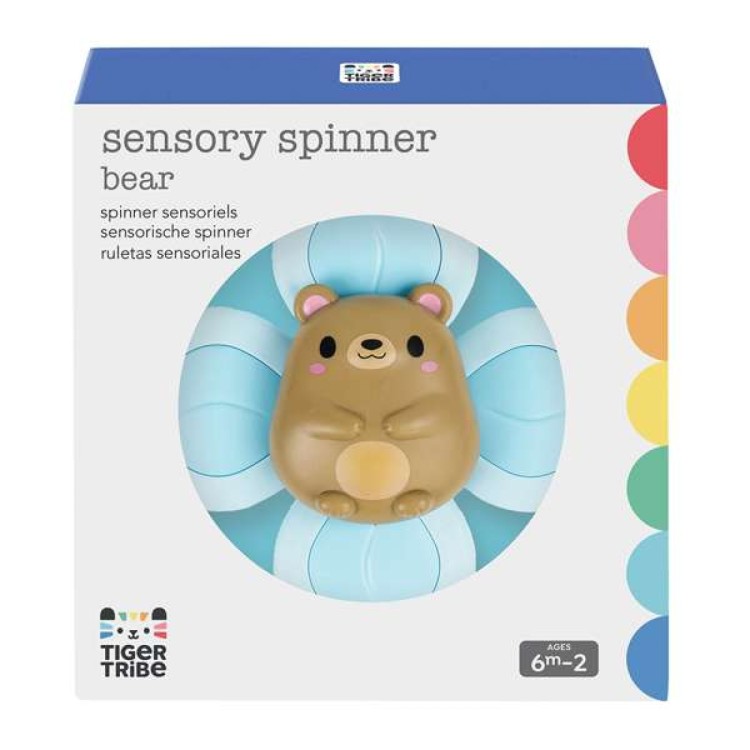 Bigjigs Tiger Tribe Sensory Spinner Bear TR11041